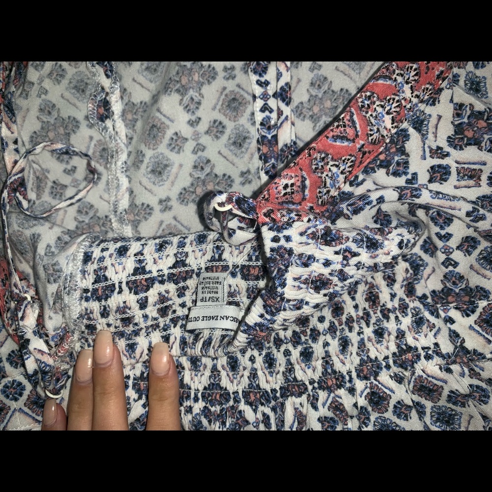 American Eagle Patterned Romper - image 3